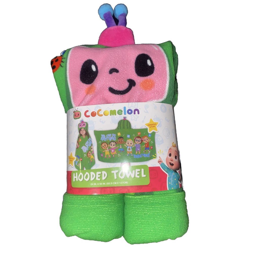 New Kids CoComelon Hooded Towel Wrap 24 x 50